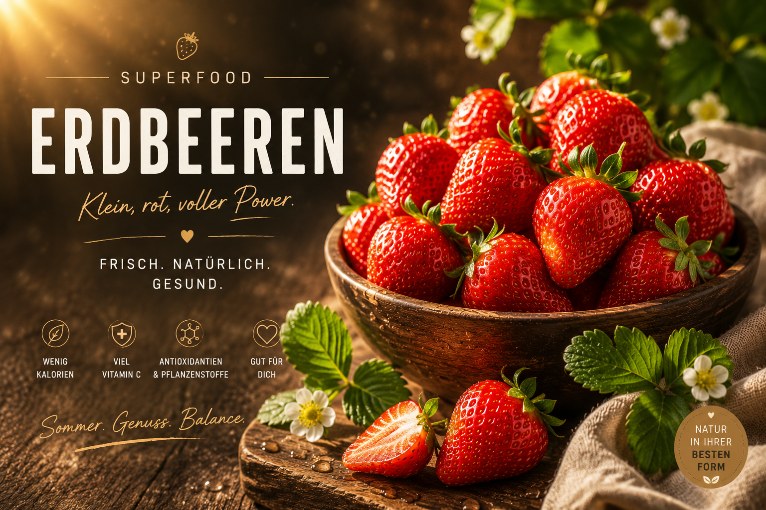 Erdbeeren erklärt – warum die rote Sommerfrucht als Superfood gilt