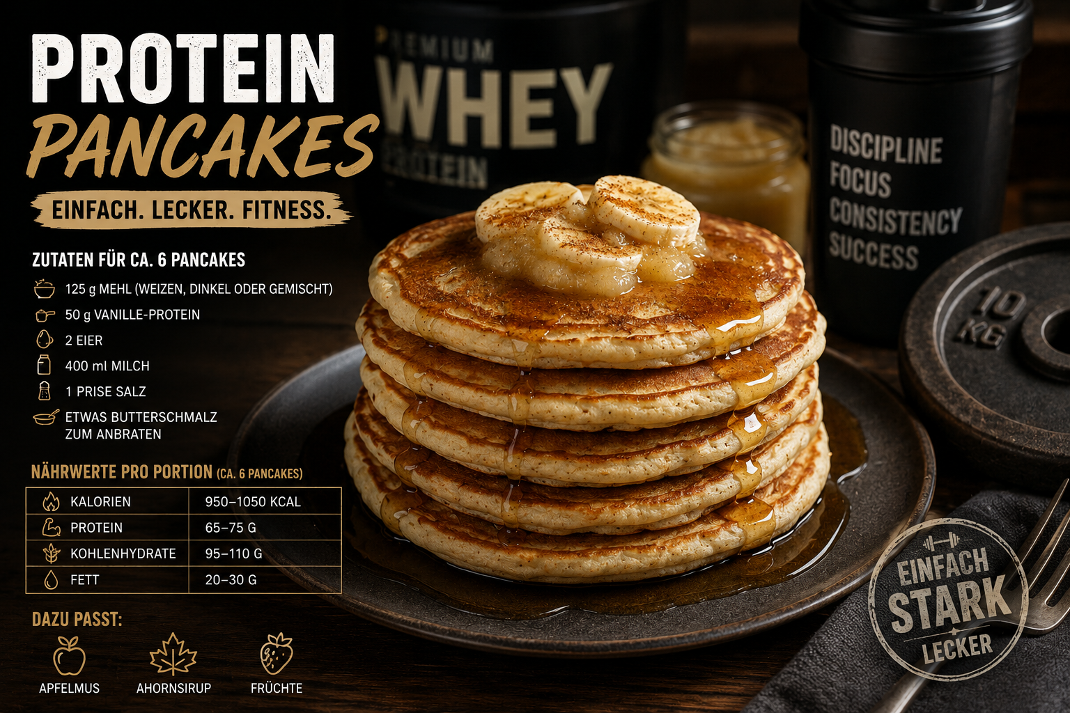 Protein Pancakes – einfach, lecker und perfekt für Fitness & Alltag