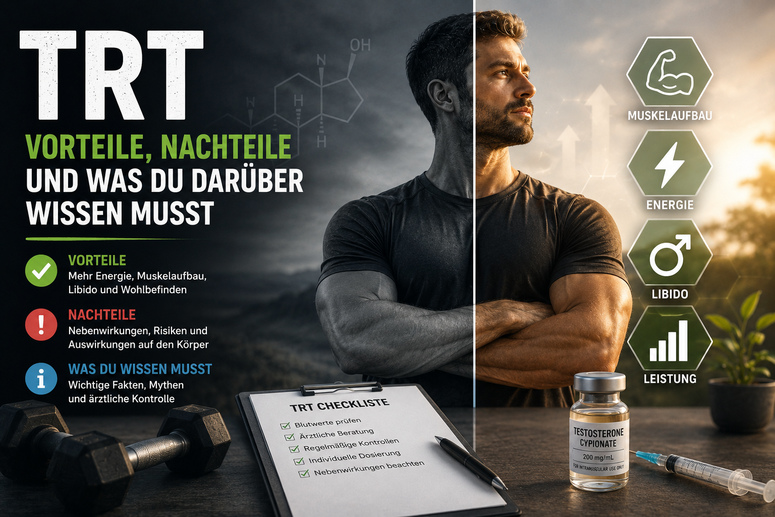 TRT erklärt – Vorteile, Nachteile und was man darüber wissen sollte
