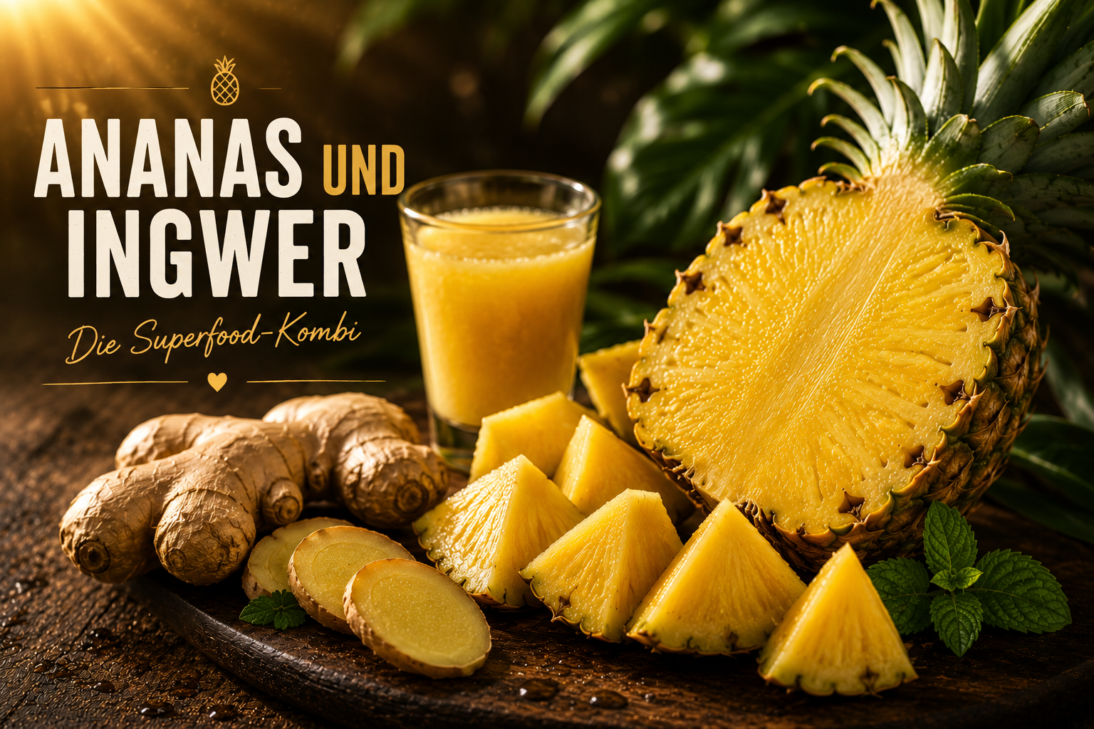 Ananas und Ingwer – warum diese Kombination so beliebt ist