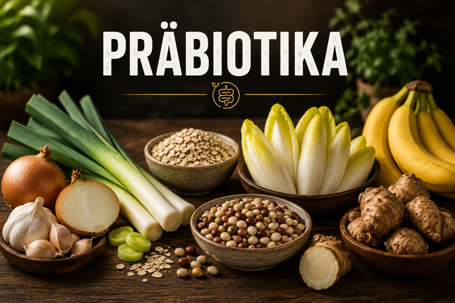 Präbiotika erklärt – warum gute Darmbakterien Nahrung brauchen