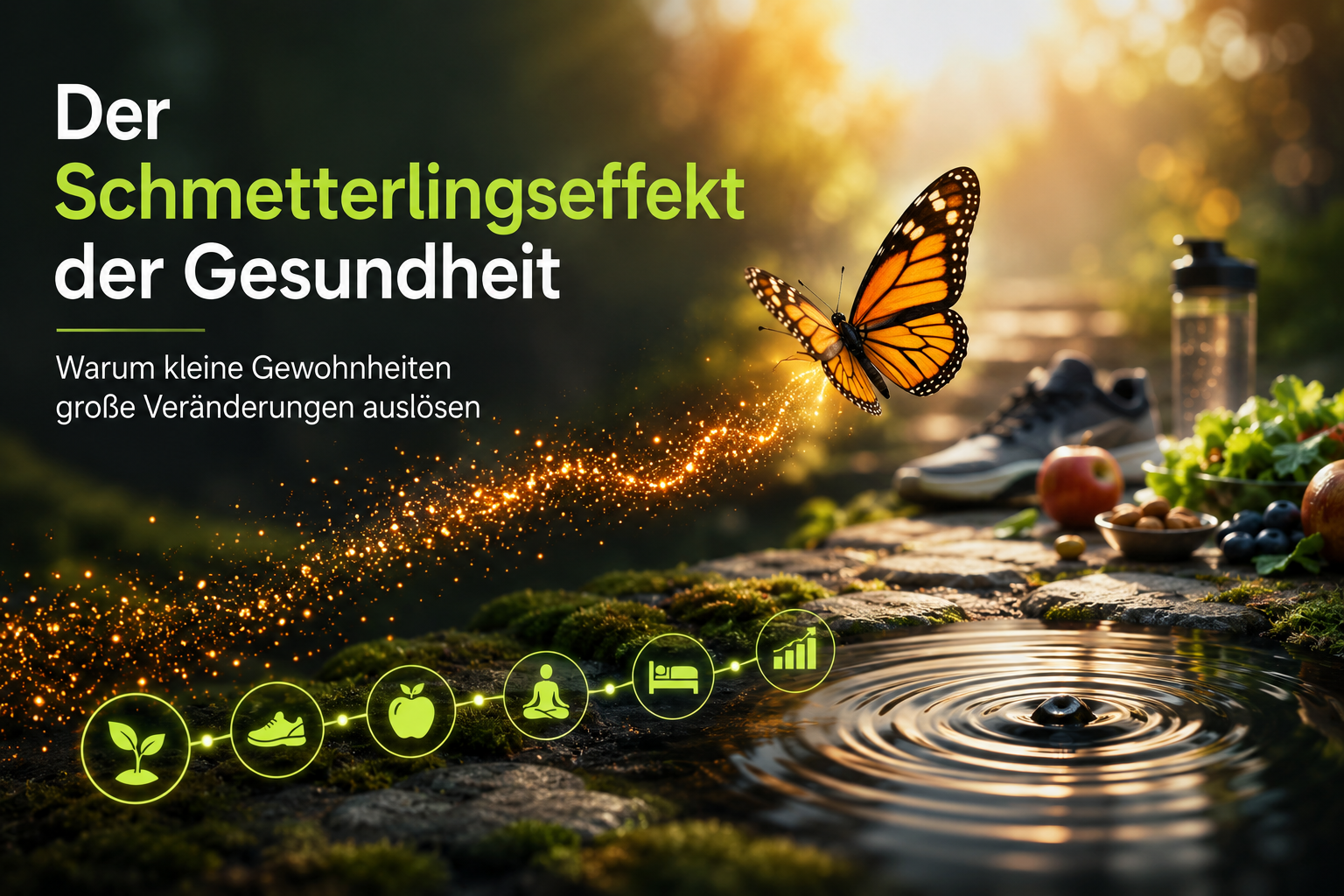 Der Schmetterlingseffekt der Gesundheit – warum kleine Gewohnheiten große Veränderungen auslösen