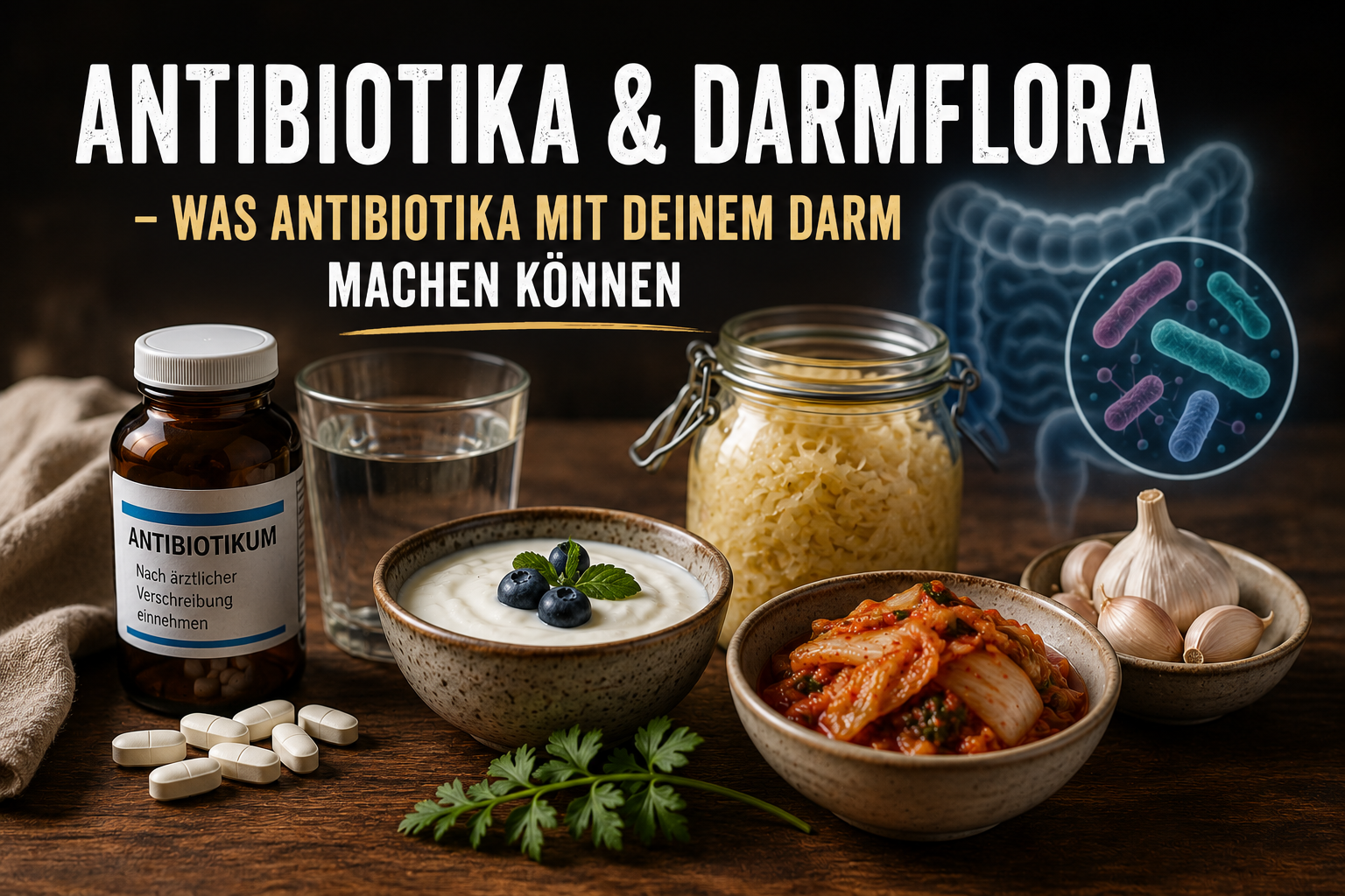 Antibiotika und Darmflora – was Antibiotika mit deinem Darm machen können