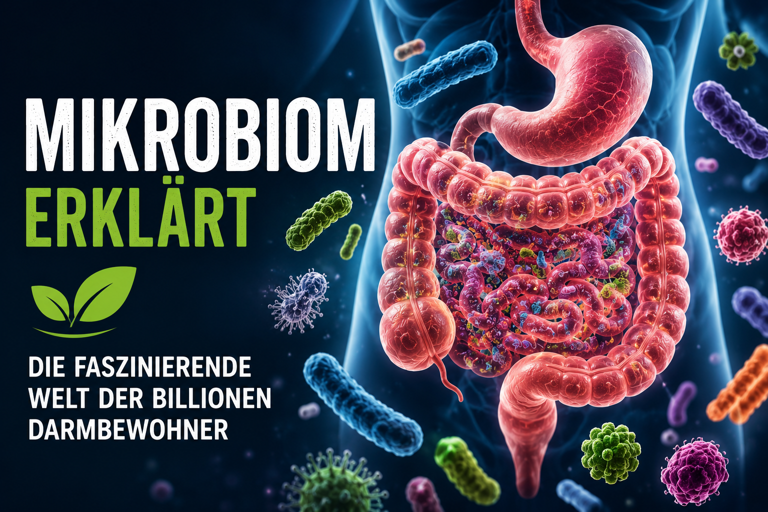 Mikrobiom erklärt – die faszinierende Welt der Billionen Darmbewohner