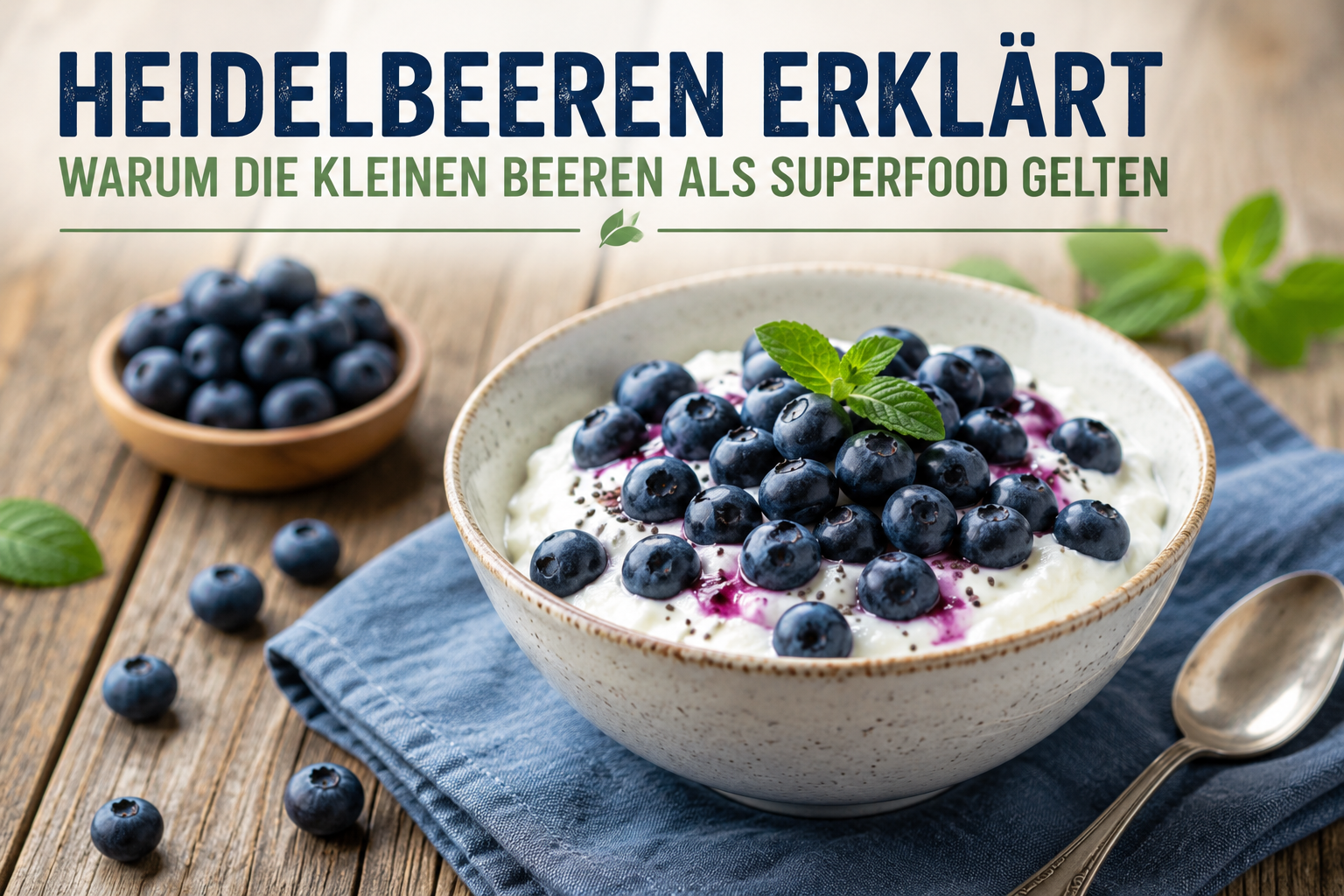 Heidelbeeren erklärt – warum die kleinen Beeren als Superfood gelten
